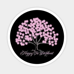 Pink Almond Tree Tu B'Shevat Magnet
